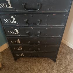 Decorative Metal Dresser