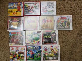 Nintendo DS, 3DS games Mario, Zelda, etc... (all sealed)