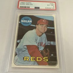  1969 Topps #581 Gary Nolan PSA 6