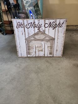 Wall Decor "Oh Holy Night"
