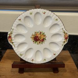 Royal albert Old Country Roses Deviled Egg Platter