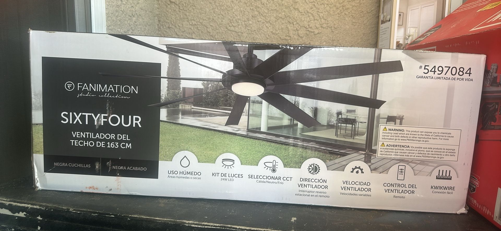 64” Ceiling Fan