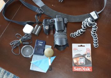 LUMIX Camera & Bag W/ Extras