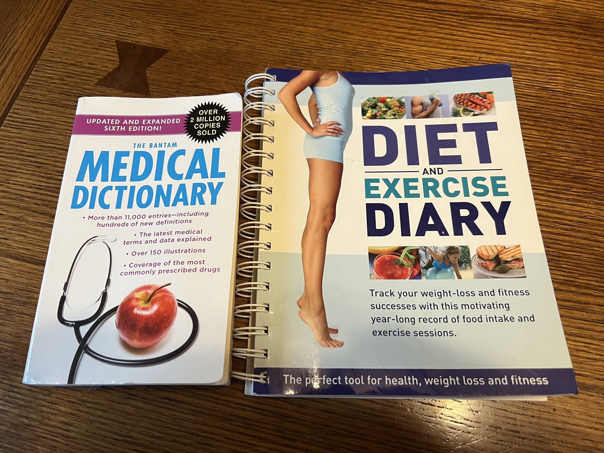 Diet And Exercise Diary & Medical Dictionary