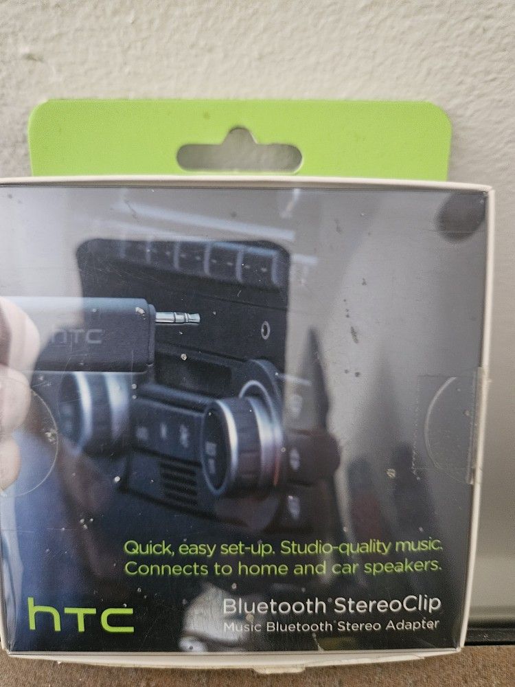 HTC Bluetooth Stereo Clip Adapter For Home or Car