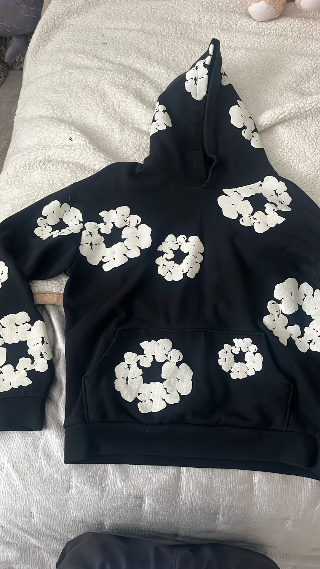 black denim tears hoodie