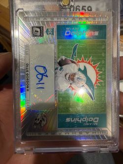 Ollie Gordon II Donruss Optic RC Auto Miami Dolphins