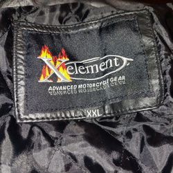 X element leather jacket and boots
