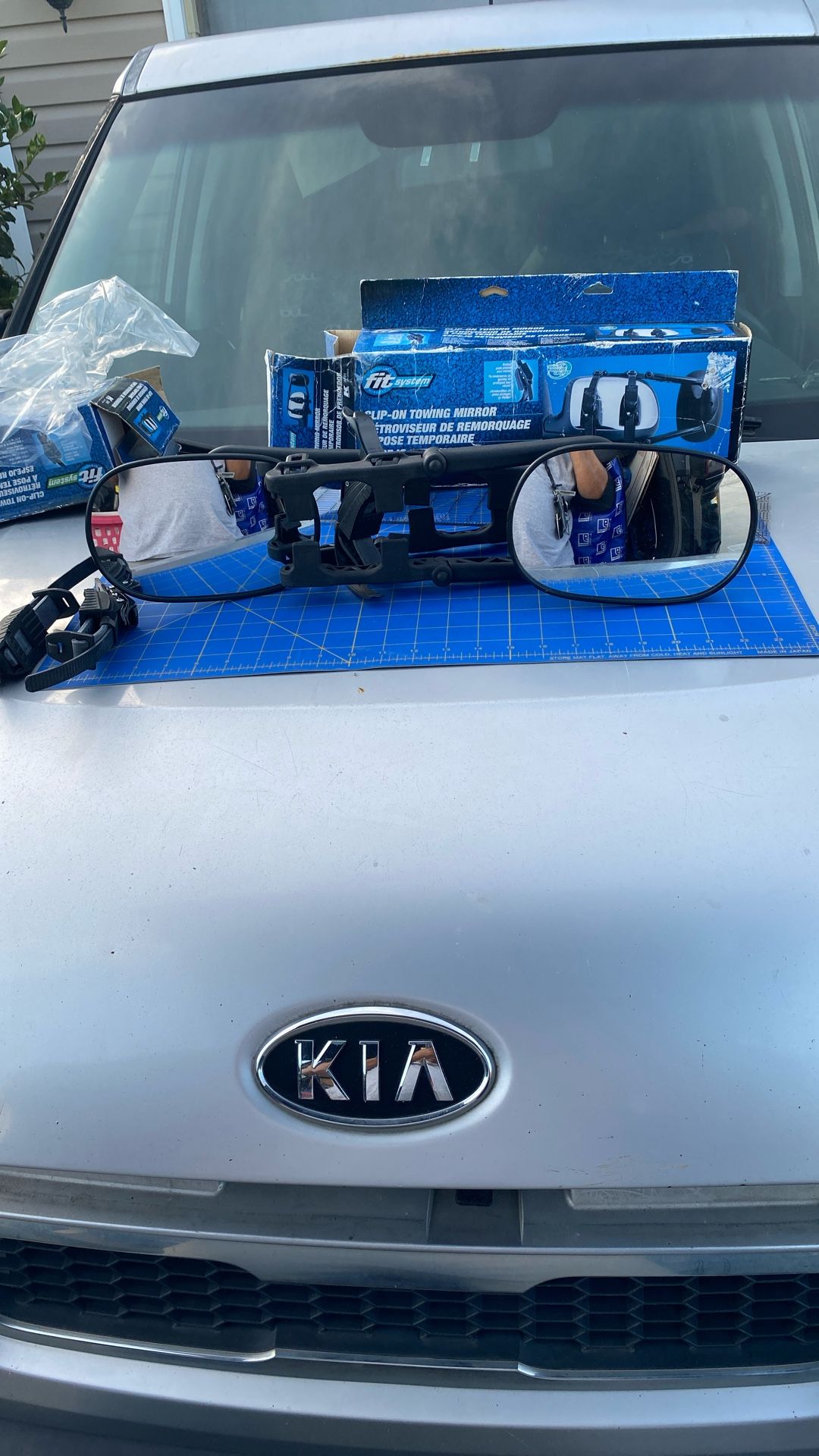 Fit system Clip on Towing Mirrors 