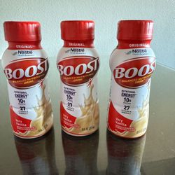 $15 Each Case Of Boost Vanilla Flavor Expire 2025