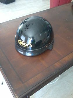 Used motorcycle helmet