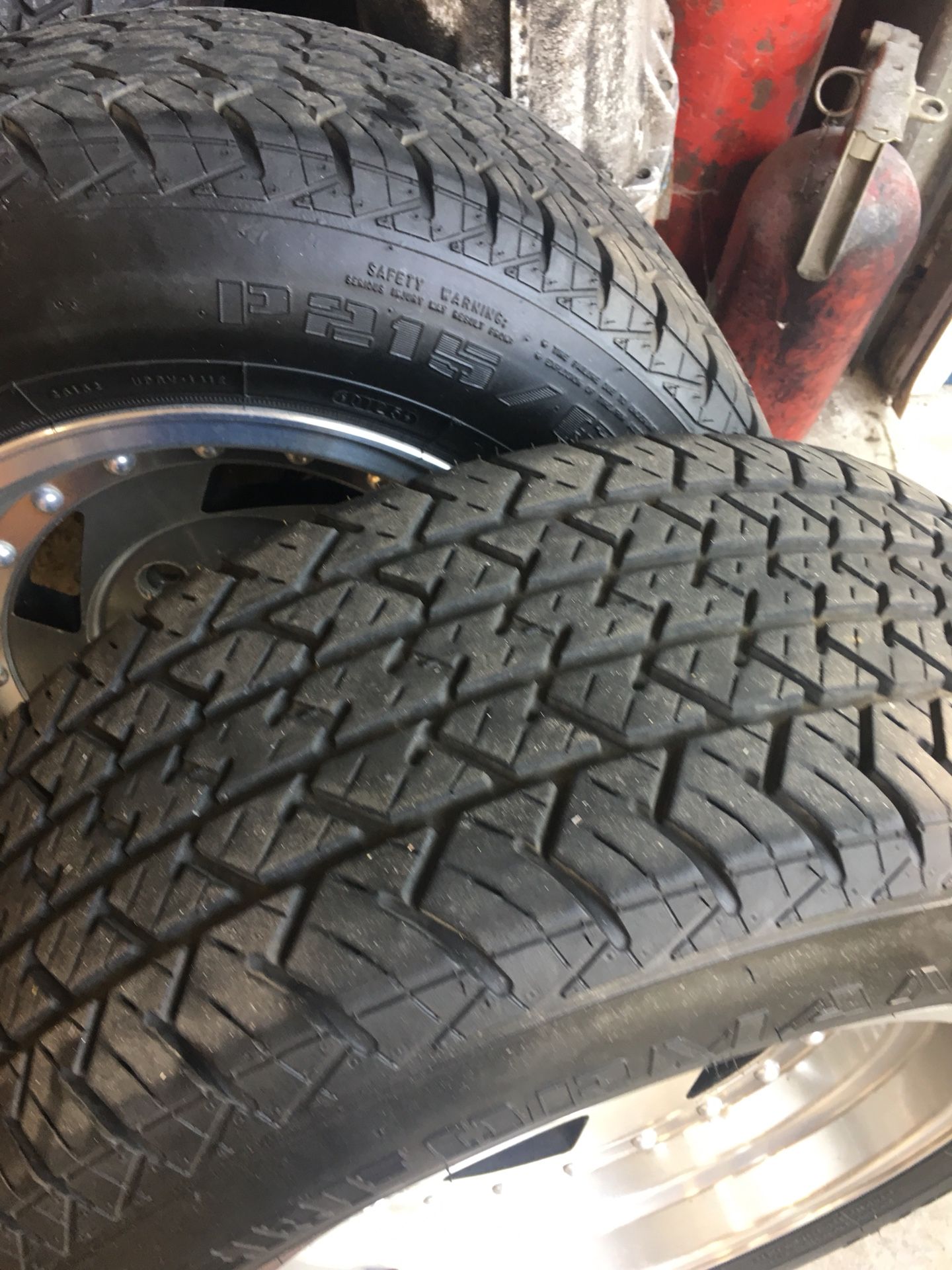 Cragar saw blade rims and new tires, 15x8. 4 lug Nissan for Sale in