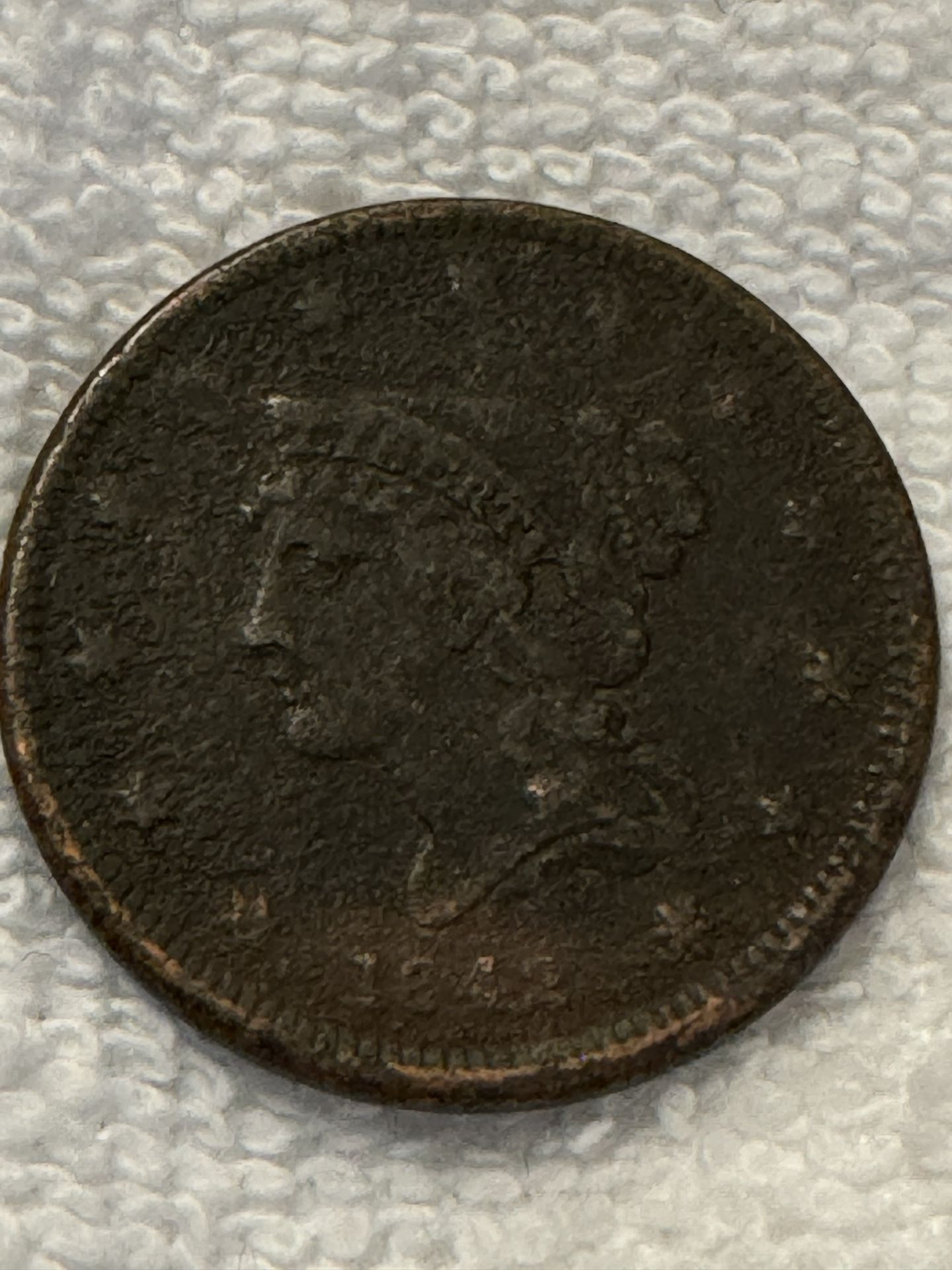 1842 Small And Large Date Coins(two Coins For One Price)