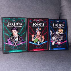 Jojo’s Bizarre Adventure Set - Hardcover Manga Bundle of 3 Books