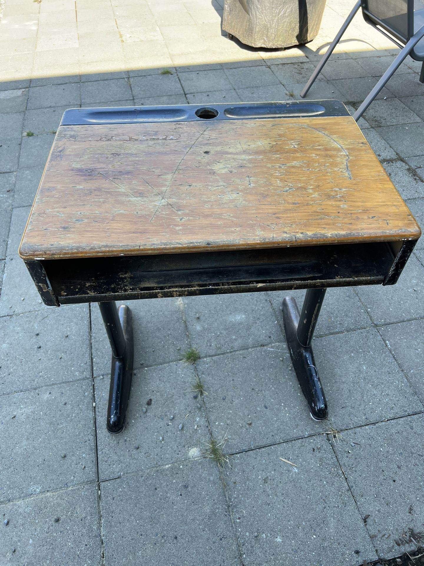 Antique (?) School Desk