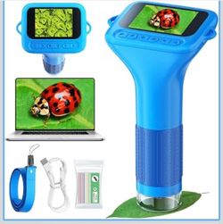 Kids Handheld Digital Microscope with LCD Screen