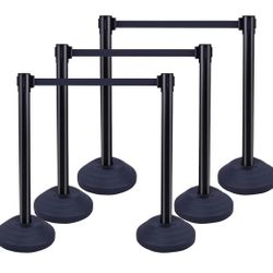 10 ft Crowd Control Stanchion Set