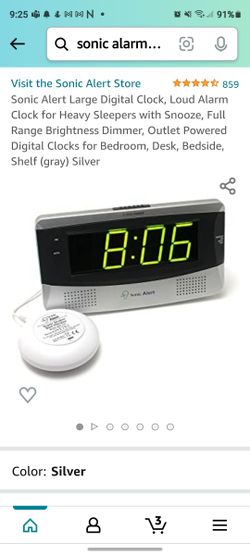 Sonic Alert  Large Digital Clock