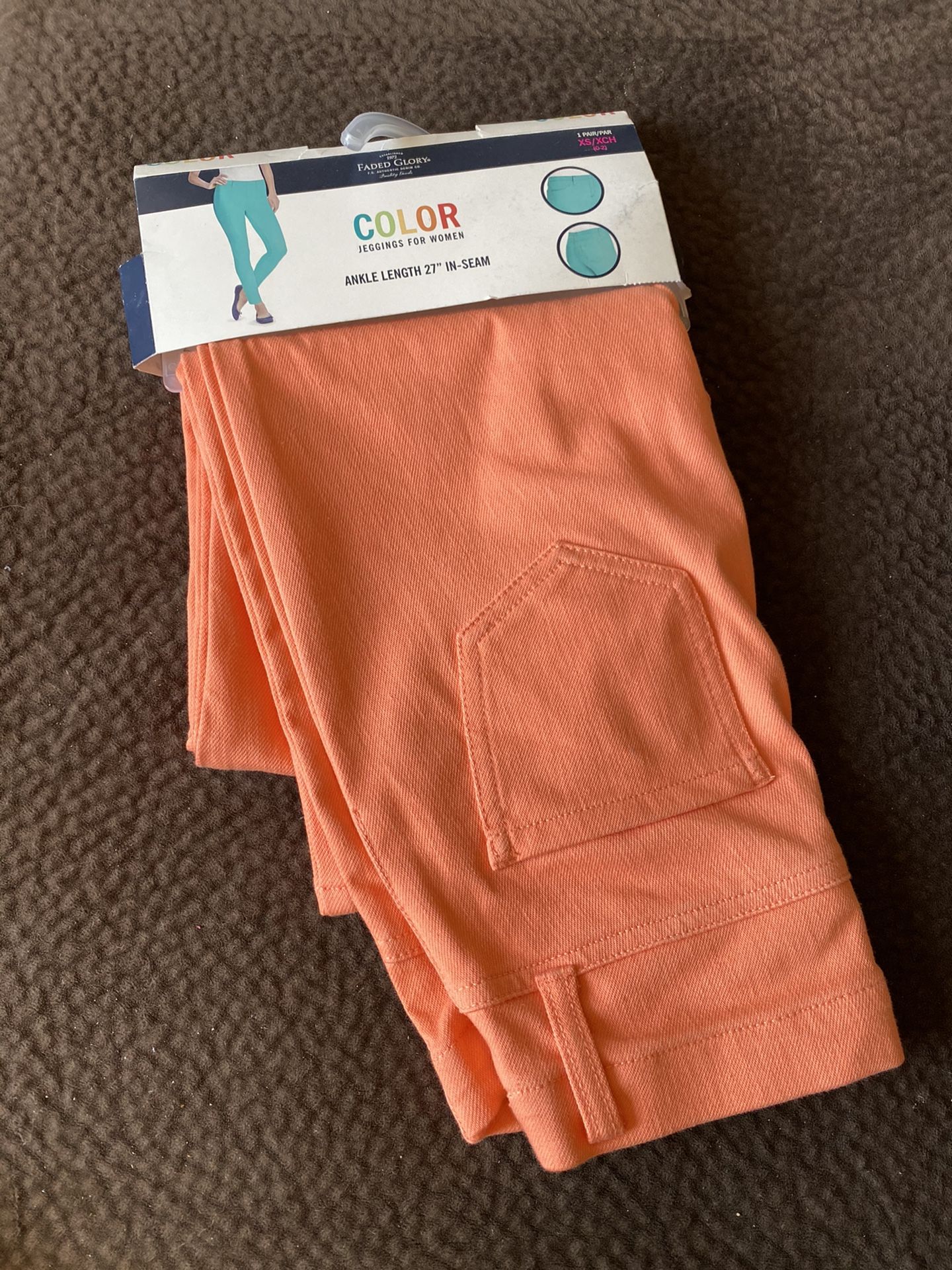 Faded Glory - Color Pop Jean Leggings, size XS - New With Tags π· ***Fonatana***