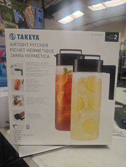 Set of 2 Takeya Airtight pitcher water juice tea