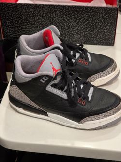 Air Jordan Boys Bundle – Jordan 3 Black Cement 4.5Y + Hoodie + #23 Jersey