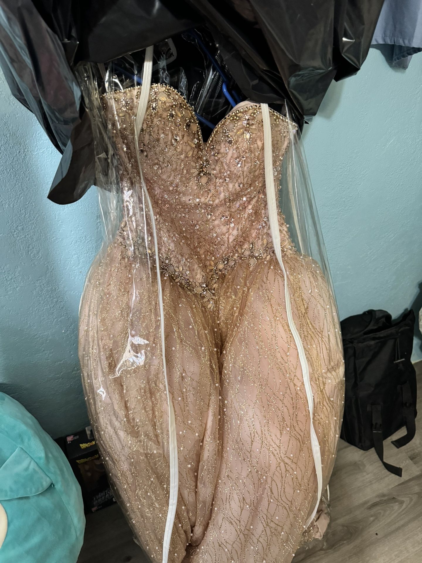 Vestido De Quinceañera Con Accesorios