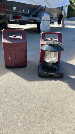 Coleman, camping, propane lanterns