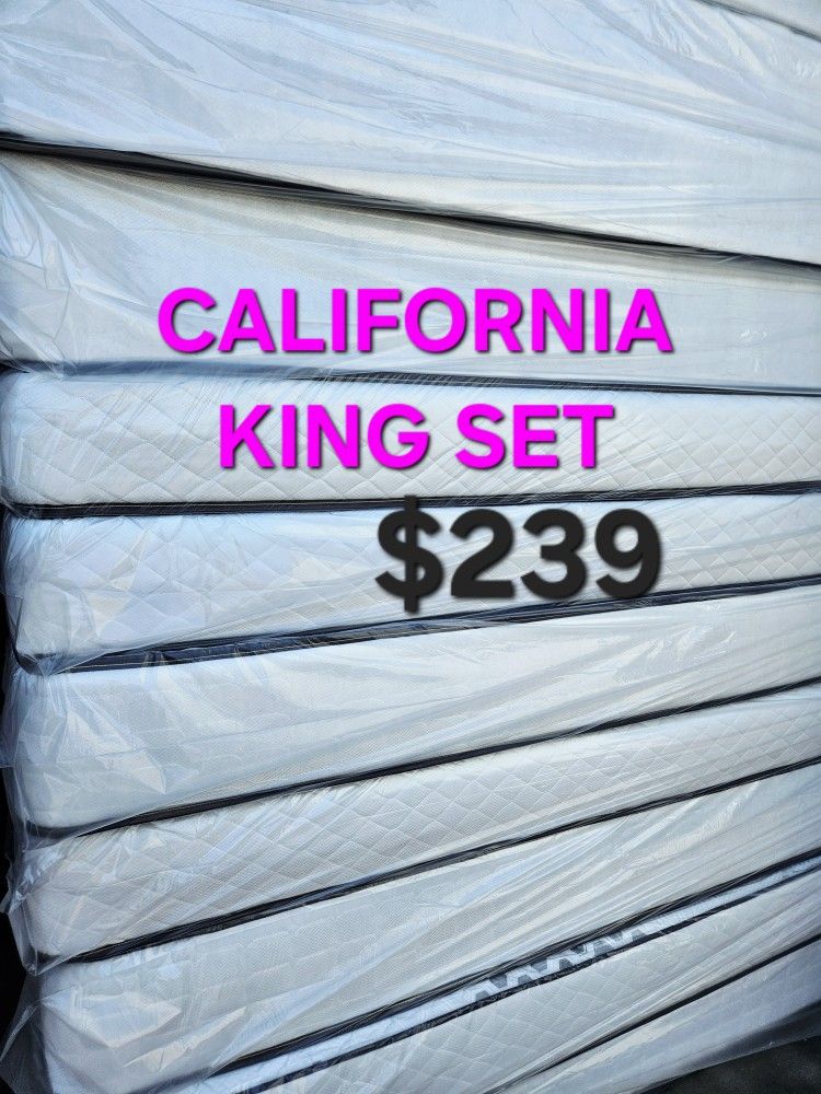》》 C. KING SET $239 !! MATTRESS AND BOX SPRING