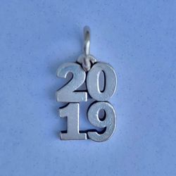 Retired JAMES AVERY Sterling Silver Year 2019 Charm