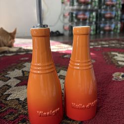 Le Creuset Oil & Vinegar Set cerise Kitchen Vinaigre Huile d’olive
