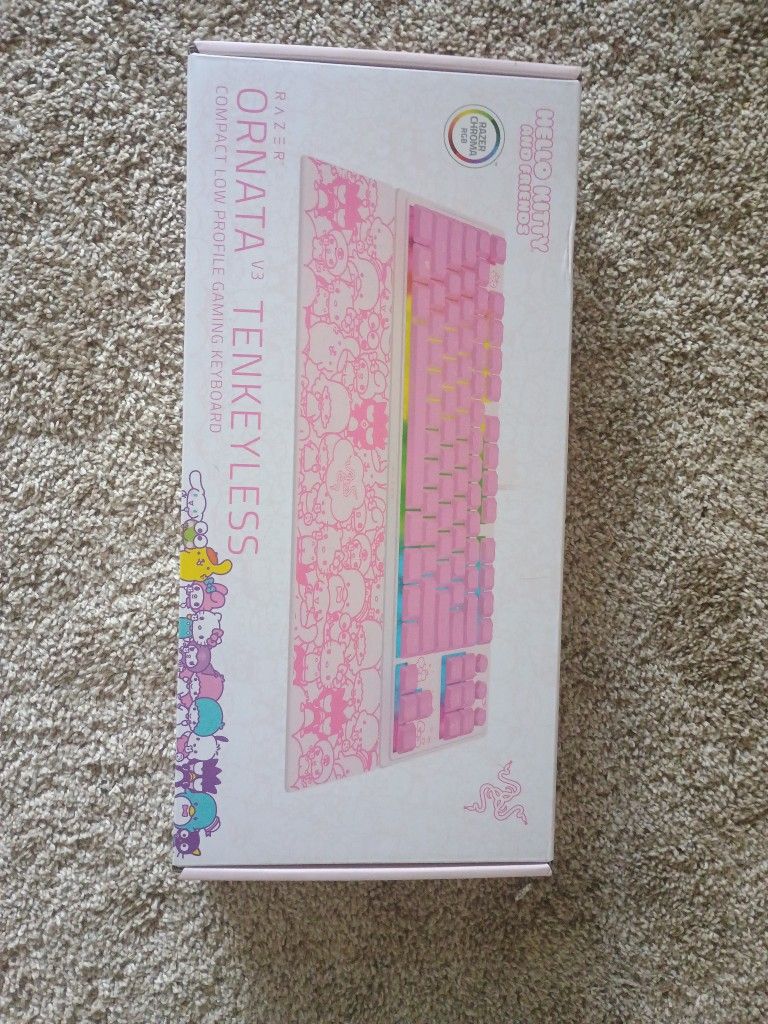 Razer Ornata V3 Tenkeyless (Hello Kitty Themed)