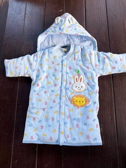 Roybee Sky Blue Sleep Sack or Jacket NB - 2T