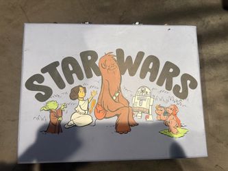 Disney Parks Star Wars Cuties Paint Kit Case Watercolor Paints Pastels
