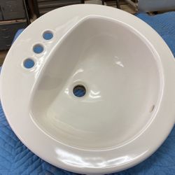 Ceramic 18” Bathroom Sink