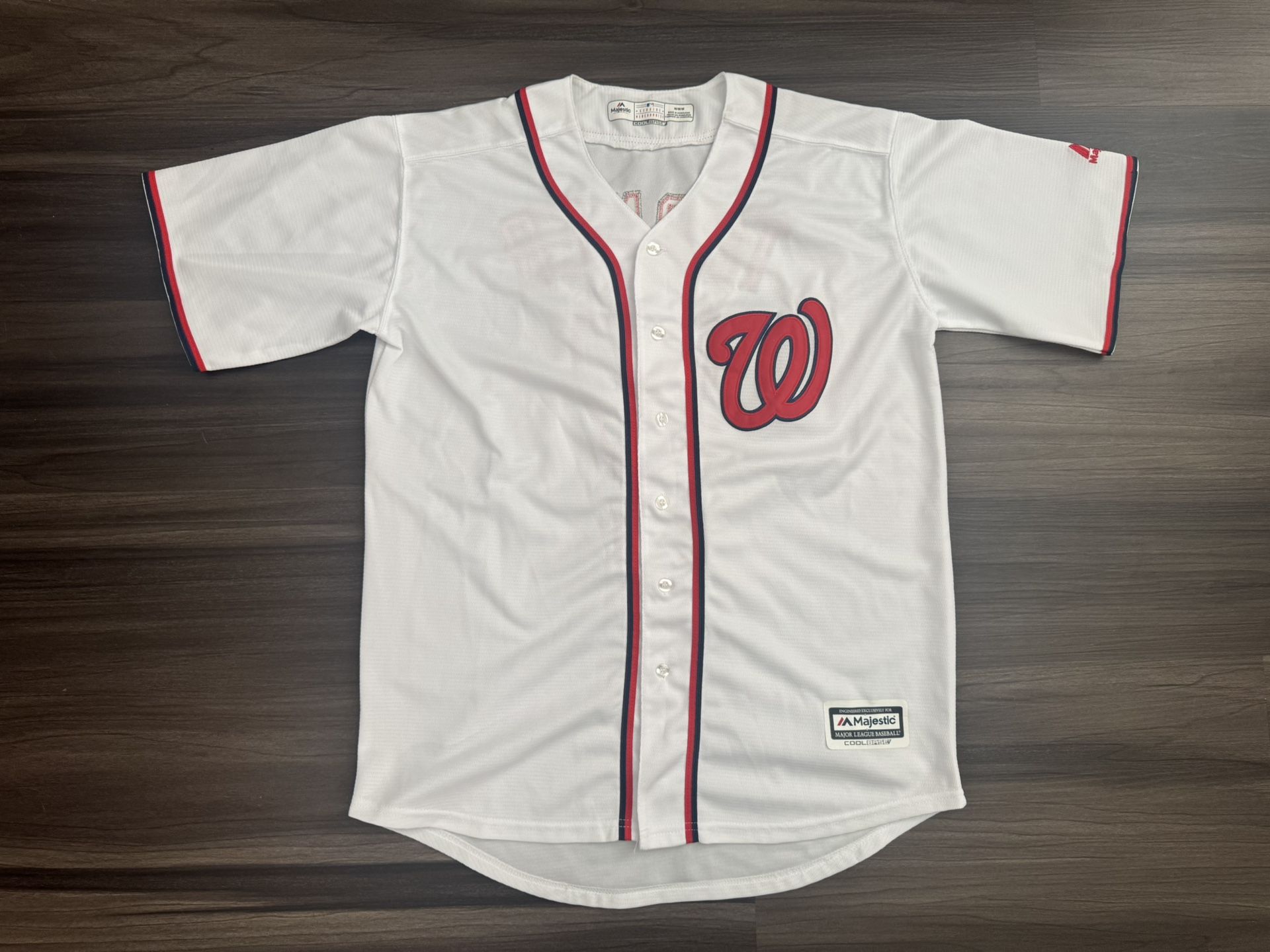 Majestic Washington Nationals Trea Turner #7 Cool Base MLB Jersey Adult Medium
