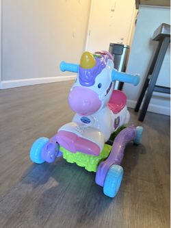 Unicorn ride on toy