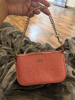 Coach Signature Embossed Mini Bag