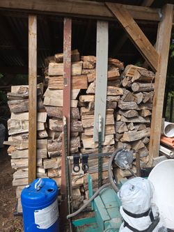 Dry fire wood