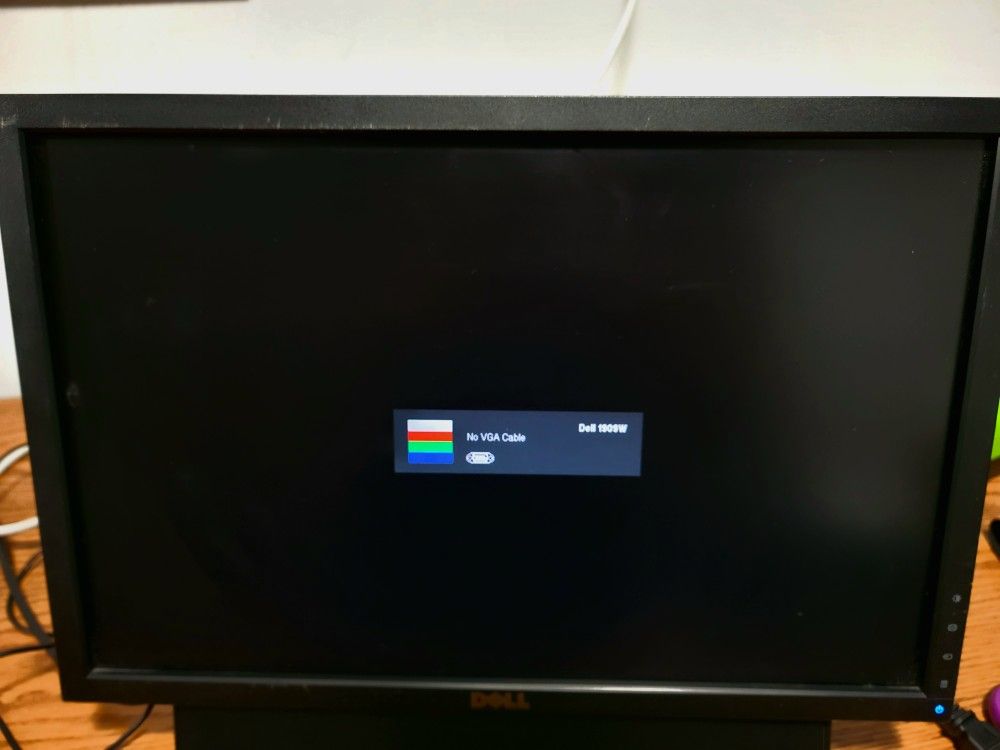 [Working] Dell 1909W 19" LCD Monitor 1440x900 with Speakers and cables