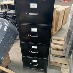 Legal Filing Cabinets Black Metal - 5 Tall 2 Short