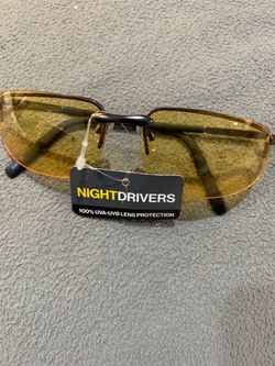 Night drivers glasses