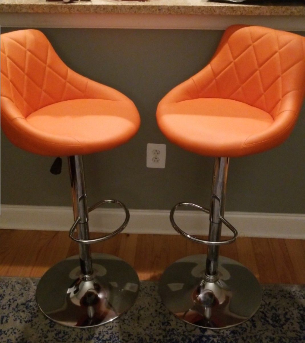 Orange Stool chair
