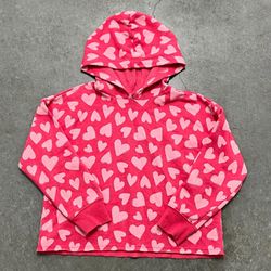 Old Navy Kids Full Print Heart Hoodie