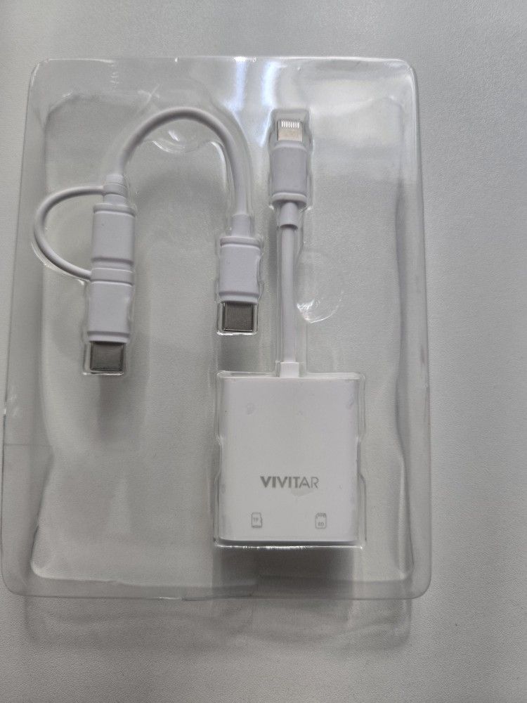 Vivitar Mobile Micro SD Compact Flash Card Reader with USB Adapter for Memory Cards