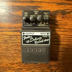 Boss FDR-1 Fender Deluxe Reverb Guitar Effects Pedal