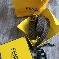 Fendi Reversible Belt 2 Belt In One Sz 34