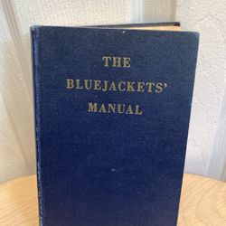 1950 US Navy The Blue Jackets Manual 14th Edition Book Vintage Hardcover