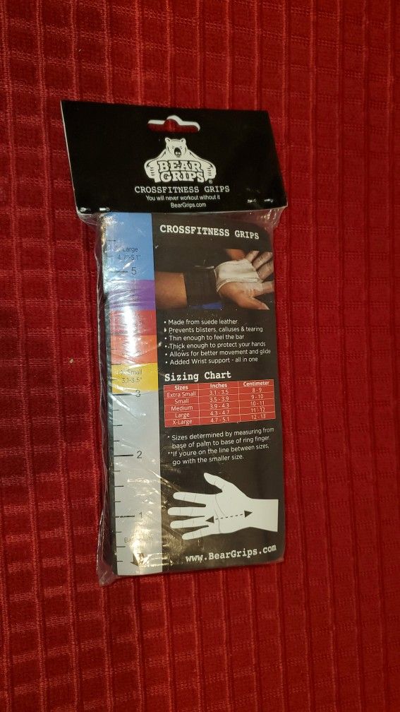 Bear Grips Two Hole & 3 Hole Gymnastics Hand Grips. W/Added Wrist Protection