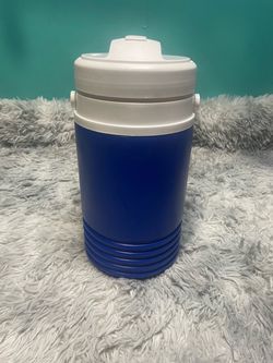 Blue Plastic Insulated Beverage Jug