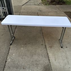 Brand New 5 Feet Narrow Folding Table For $30